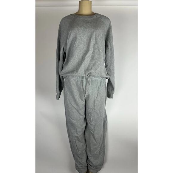 Reformation Womens Outfit Set Jogger & Sweatshirt Size XL